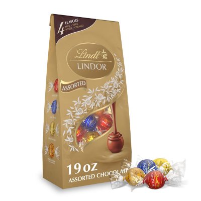 Lindt LINDOR Pralinés Mischung Schokoladen Trüffel, 538g