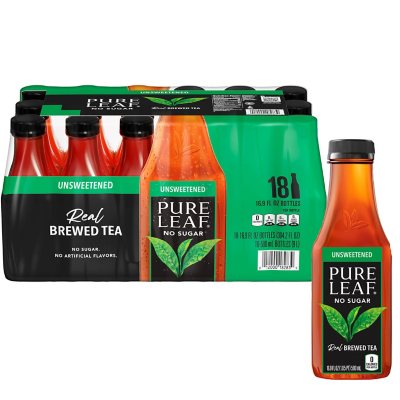 Pure Leaf Echter Tee Schwarztee Ungesüßt 500ml, 18er Pack