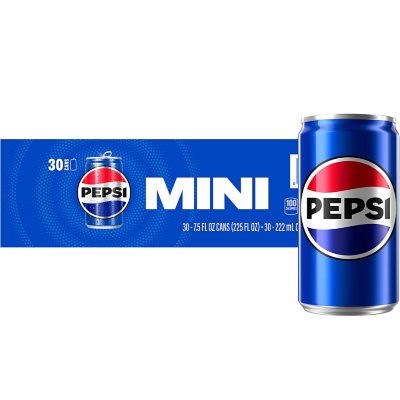 Pepsi Cola Mini-Dosen, 221 ml, 30er-Pack
