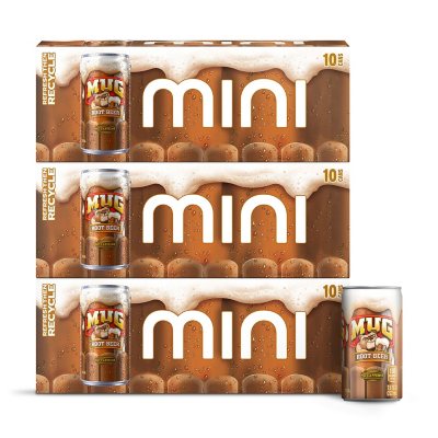 Mug Root Beer Mini-Dosen, 221 ml, 30er-Pack.