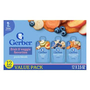 Gerber Toddler Pouch Variety Pack, 3.5 oz., 12 ct.