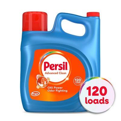 Persil Advanced Clean Oxi+Odor Flüssigwaschmittel, 120 Waschladungen, 5,96 Liter