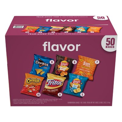 Frito-Lay Flavor Mix Chips, Variety Pack, 50 pk.