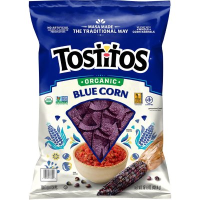 Tostitos Organic Blue Corn Tortilla Chips, 15.5 oz.