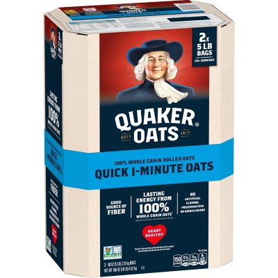 Quaker Quick 1-Minute Oats, 160 oz.