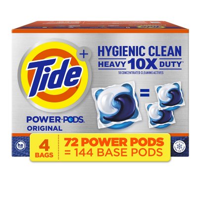Tide Hygienic Clean Power PODS منظف غسيل، أصلي، 72 كبسولة.