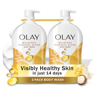 Olay Feuchtigkeitsspendende Duschcreme, 1035 ml, 2er-Pack
