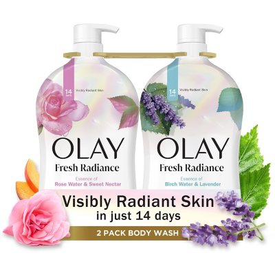 Olay Fresh Outlast Duschgel mit Vitamin-B3-Komplex, 1035 ml, 2er-Pack.