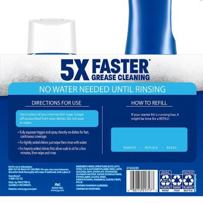 Dawn Platinum Plus Powerwash Dish Spray Bottle Set, Seasonal Variety Pack, 1 Spray Bottle + 2 Refills, 48 fl. oz.