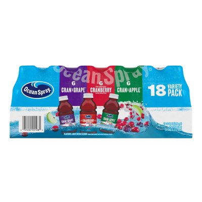 Ocean Spray Saftgetränk-Mischkarton, 296 ml, 18er-Pack