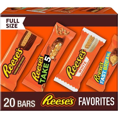 REESE'S Peanut Butter Candy Variety Pack, 20 pk.