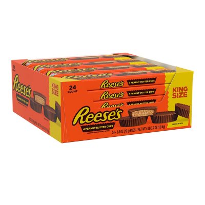 REESE'S Vollmilch-Schokoladen-Erdnussbutter-Becher, King Size, 79 g, 24 Stück
