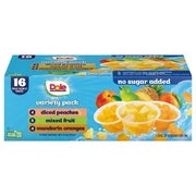 Dole Mischobst-Multipack ohne Zuckerzusatz, 4 oz., 16 Stück