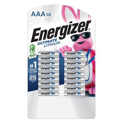 Energizer AAA Ultimate Lithium Batterien, 18 Stück.