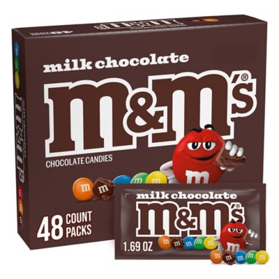 M&M'S Milchschokolade, Standardgröße, 48 x 48 g