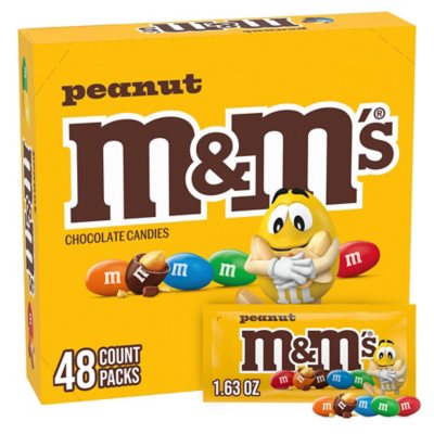 M&M'S Peanut Milchschokolade, Einzelpackung, 49,3 g, 48er-Pack