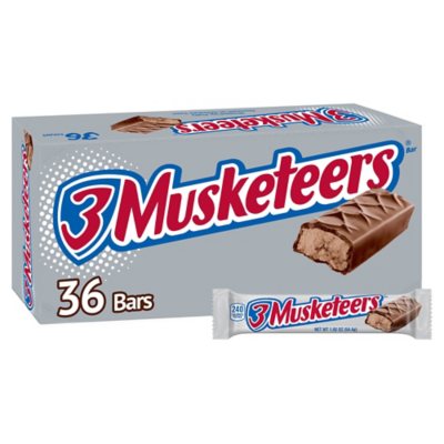 3 Musketeers Schokoriegel, Standardgröße, 54,4 g, 36er-Pack