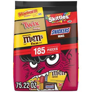 Mars Halloween Variety Pack Candy, Mini & Fun Size, 185 pcs.