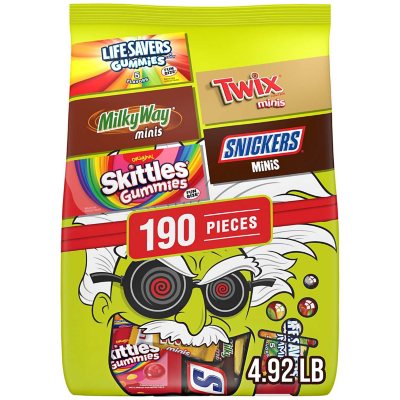 Mars Mixed Halloween-Süßigkeiten-Vielfaltspackung, 190 Stück.