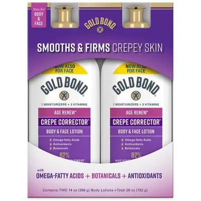 Gold Bond Age Renew Crepe Corrector Lotion, 14 oz., 2 pk.