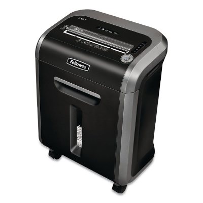Fellowes - Powershred 79Ci قطاعة مستندات متوسطة التحمل ومتقاطعة القطع لا تتعرض للانحشار بنسبة 100% - سعة 16 ورقة