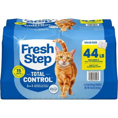 Fresh Step Total Control parfümiertes Klumpstreu mit Febreze, 20 kg