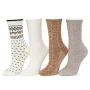 Cuddl Duds Women's 4-Pack Super Soft Boot Sock