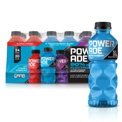POWERADE Vielfaltspackung Sportgetränk, 591 ml, 24er-Pack