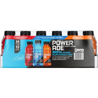 POWERADE Vielfältiges Sortiment Sportgetränk, 355 ml, 24er-Pack.