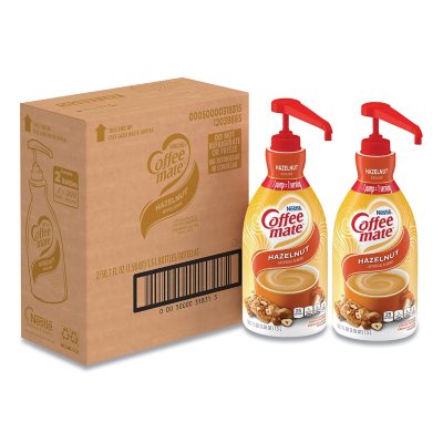 Nestle Coffee-mate Liquid Coffee Creamer with Pump, Hazelnut, 50.7 fl. oz., 2 pk.