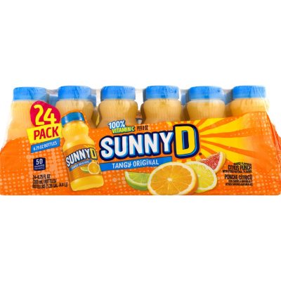 SunnyD Tangy Original Orangen-Zitrusgetränk, 200 ml, 24er-Pack
