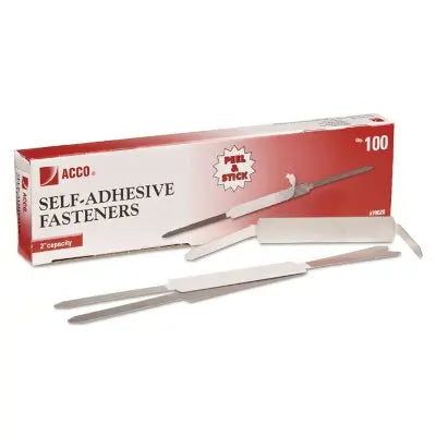 ACCO - Selbstklebende Papierheftzwecken, 5 cm - 100 Stück