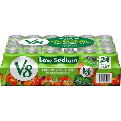 V8 Original Gemüsesaft mit wenig Natrium, 100% Gemüsesaft, 340 ml, 24 Stück