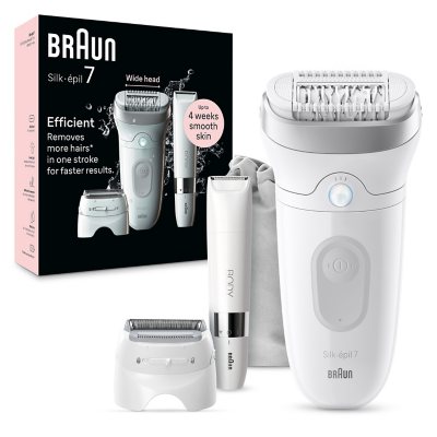 Braun Silk-epil Series 7 Epilator, Woman's Electric Razor Shaver Kit
