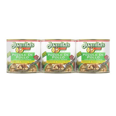 Juanita's Food Canned Pozole Soup, 25 oz., 3 pk.