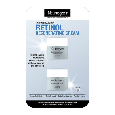 Neutrogena Rapid Wrinkle Repair Regenerierende Retinol-Creme, 48 g, 2er-Pack