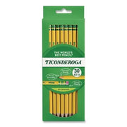 Ticonderoga Spitzer Bleistift, HB #2, Gelber Schaft, 30 Stück.