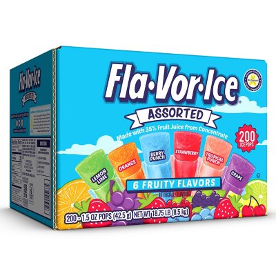 Fla-Vor-Ice Giant Pops, 1.5 oz., 200 pk.