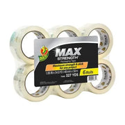 DuckÂ® Max Strength Packaging Tape, 1.88" x 54.6 yd., 6 Pack