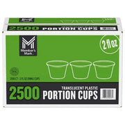 Member's Mark Translucent Portion Cups 2 fl. oz., 2500 ct.