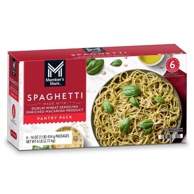 Member's Mark Spaghetti Pasta Pantry Pack, 1 lb., 6 pk.