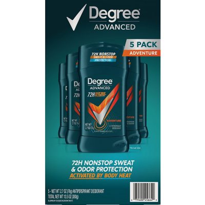 Degree Men Advanced Protection Antitranspirant, Adventure, 76 g, 5er-Pack