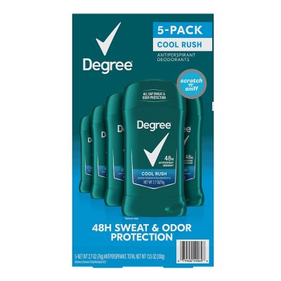 Degree Men Antitranspirant Deodorant, Cool Rush, 76 g, 5er-Pack