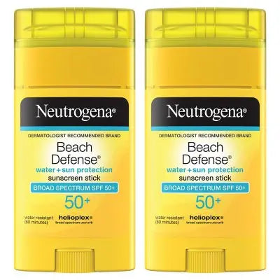 Neutrogena Beach Defense Broad Spectrum Sunscreen Stick, SPF 50+, 1.5 oz.