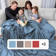 Oversized Cozy Night Cloud Throw Blanket, 110" x 132"