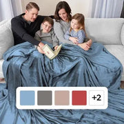Oversized Cozy Night Cloud Throw Blanket, 110" x 132"