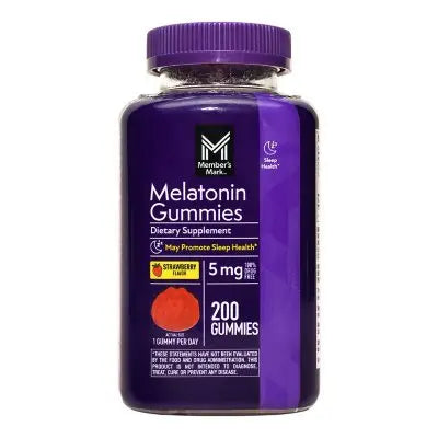 Member’s Mark Melatonin Gummies, 5 mg, Erdbeer, 200 Stk.