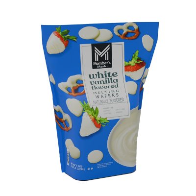 Member's Mark White Vanilla Melting Wafers, 34 oz.