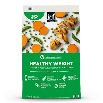 Member's Markâ„¢ Healthy Weight Chicken & Vegetables Adult Dry Dog Food, 30 lbs.