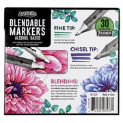 ArtSkills Dual-Tip Blendable Alcohol Marker Set, 30-Count